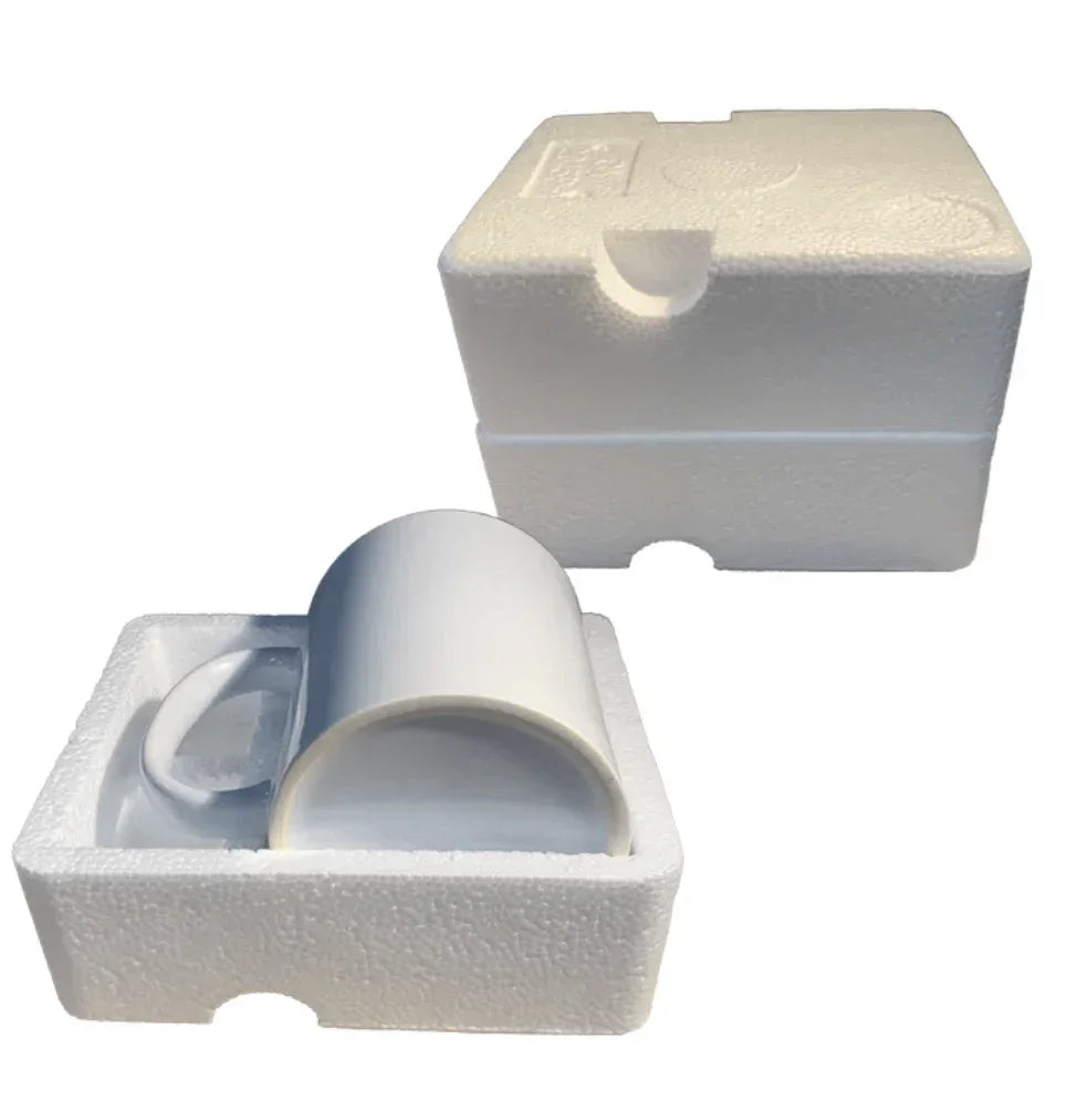 Coque sublimation Mug 36 Mugs avec emballage individuel Polystyrène (idéal pour expédier à vos clients finaux) Mug blanc en céramique sublimable mat Mug blanc en céramique sublimable mat