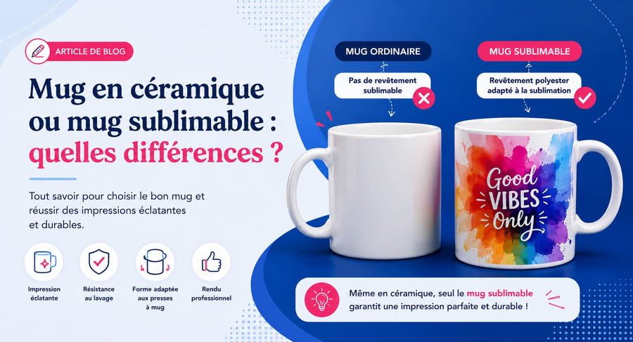 Sublimation Mug or Classic Mug: What Are the Differences?