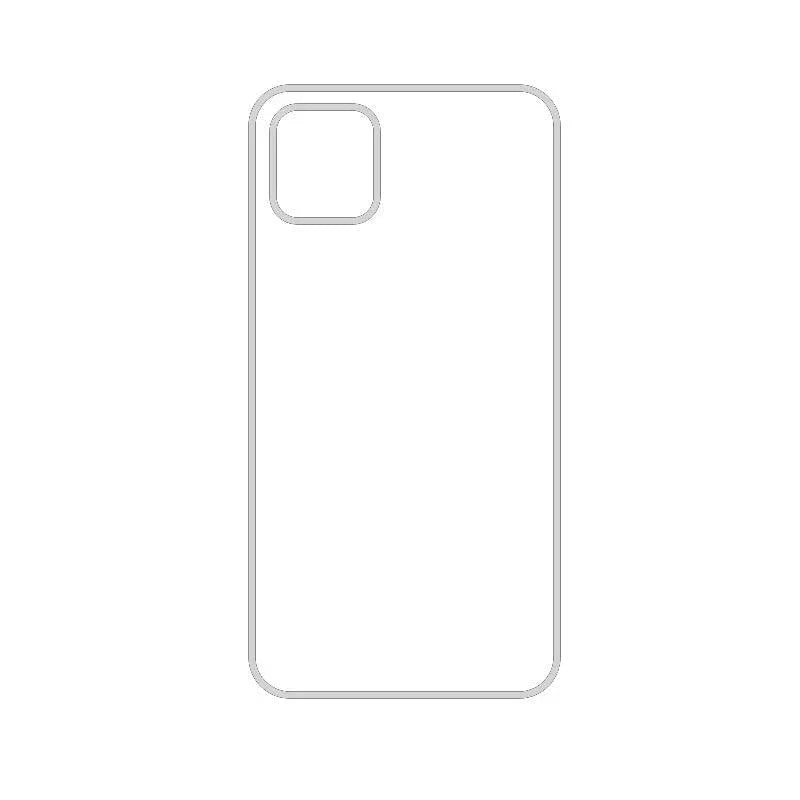 Coque-sublimation.fr Coque Sublimable IPhone 11 Coque Sublimation Apple - Contour transparent Coque Sublimation Apple - Contour transparent