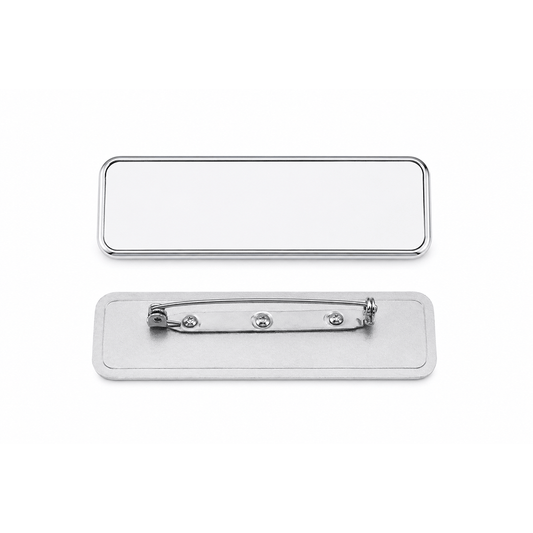 Badge sublimation rectangle en métal