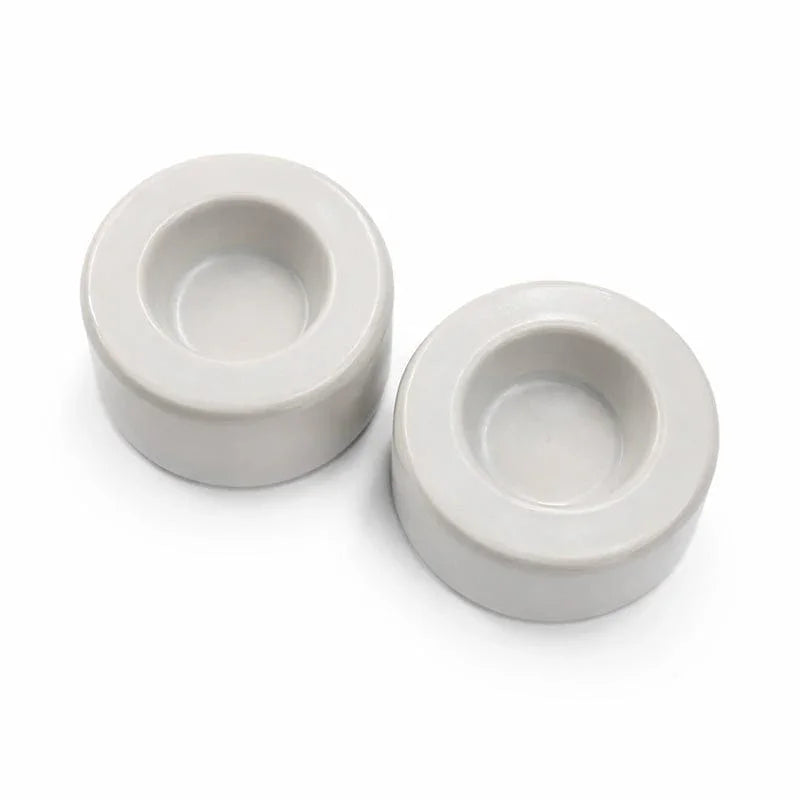 Coque sublimation Bougeoir Lot de 2 bougeoirs blanc en céramique sublimables Lot de 2 bougeoirs blanc en céramique sublimables